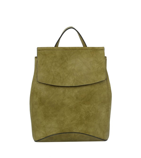 Sage Fashion Convertible Daily Backpack Shoulder Bag