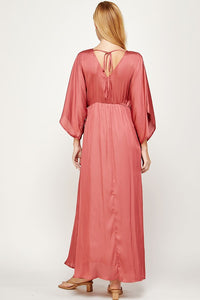 Rusty Rose Dolman Maxi Dress