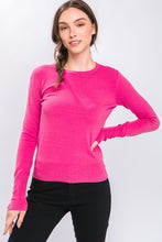 Fuchsia Fine Yarn Sweater Top