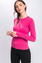 Fuchsia Fine Yarn Sweater Top