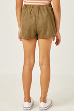 Olive Girls Suede Elastic Waist Skirt