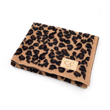 Latte C.C Leopard Blanket