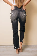 Medium Wash High Rise Straight Leg Jeans