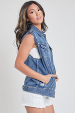 Medium Light Junior Boyfriend Denim Vest