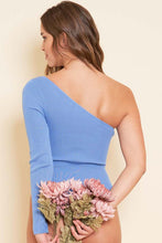 Blue Yoko One Shoulder Bodysuit