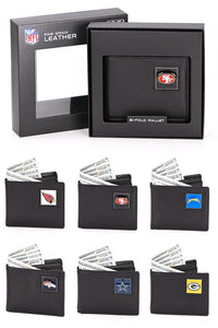 Sf49ears Nfl Bi-Fold Wallet Packaged In Gift Box