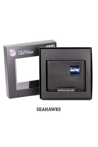 Seahawks Bi-Fold Wallet Packaged In Gift Box
