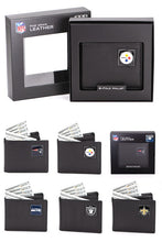 Patriots Nfl Bi-Fold Wallet Packaged In Gift Box
