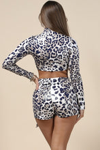 Beige Faux Leather Mock Neck Crop Top