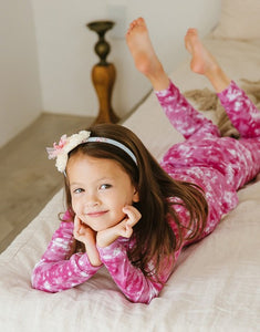 Cherry Pink Prism Cherry Pink Long Sleeve Pjs