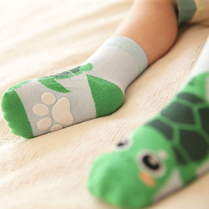 Green Turtle Zoo Socks
