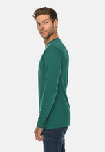 Teal Long Sleeve Crewneck Tee - 2XL-3XL