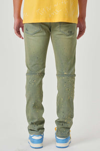 Medium Sand Tint Slim Fit Denim