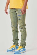 Medium Sand Tint Slim Fit Denim