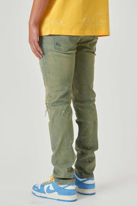 Medium Sand Tint Slim Fit Denim