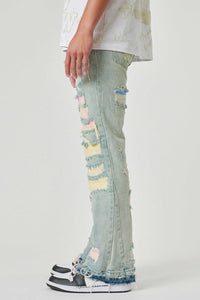 Light Sand Tint Straight Fit Denim