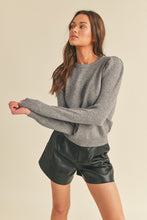 Charcoal Classic Crew Neckline Pullover
