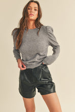 Charcoal Classic Crew Neckline Pullover