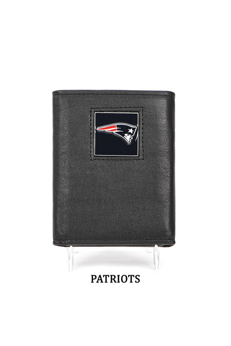 Patriots NFL Leather Tri-Fold Wallet