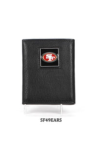 Sf49ears NFL Leather Tri-Fold Wallet