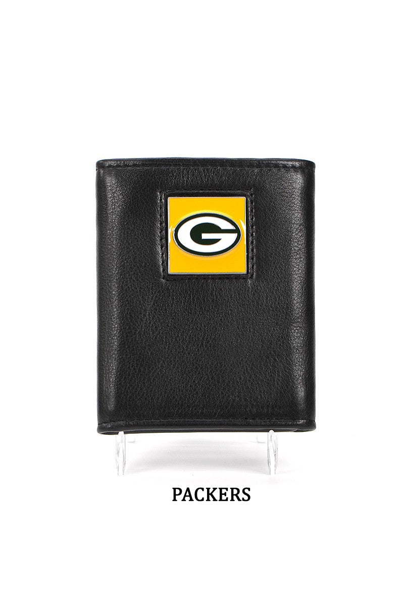 Packers NFL Leather Tri-Fold Wallet