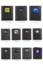 Raiders NFL Leather Tri-Fold Wallet
