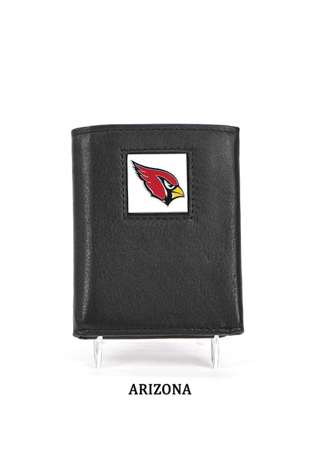 Arizona NFL Leather Tri-Fold Wallet