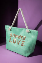 Mint Summer Love Tote Bag