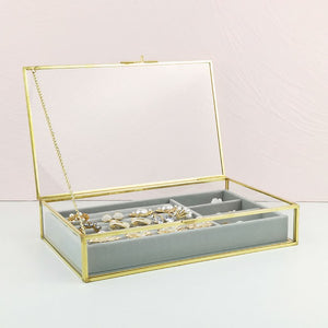 Gold Organizing Jewelry Box