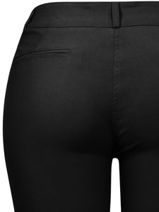 Black Millennium Boot Cut Stretch Office Trouser Pants