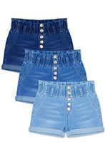 Dark Denim Girl's Premium Denim  Shorts