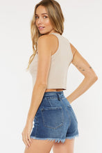 Dark High Rise Shorts