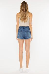 Dark High Rise Shorts