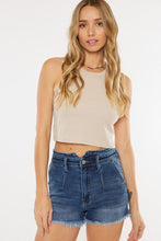 Dark High Rise Shorts