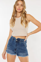 Dark High Rise Shorts