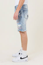 Light Sand Tint Color Stitch Denim Surfer Shorts