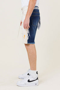 Light Khaki Double Face Surfer Denim Short