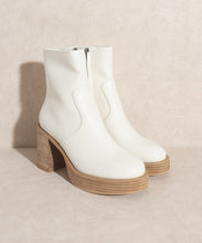 White OASIS SOCIETY Alexandra - Platform Ankle Boots