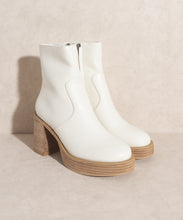 White OASIS SOCIETY Alexandra - Platform Ankle Boots