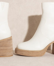 White OASIS SOCIETY Alexandra - Platform Ankle Boots