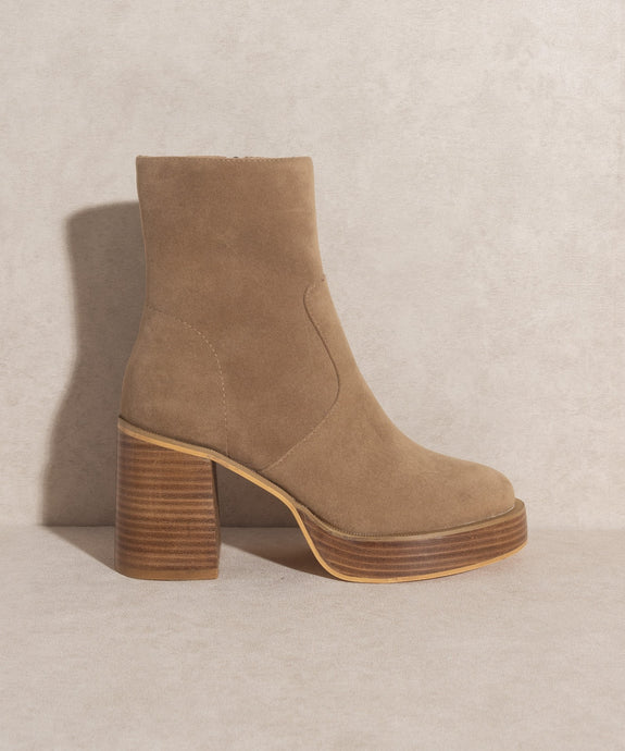 Khaki OASIS SOCIETY Alexandra - Platform Ankle Boots