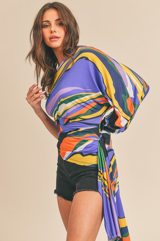 Fuchsia Combo Win Win Top