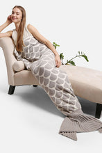 Gray Luxury Super Soft Mermaid Tail Blanket