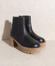 Black Oasis Society Aubrey - Platform Paneled Boots