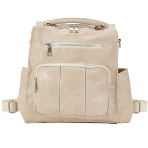 Cream Mckell Convertible Carry On Backpack