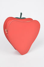 Red Faux Suede Strawberry Novelty Bag