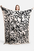 Beige Cheetah Print Luxury Soft Throw Blanket