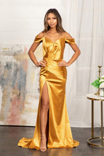 Gold Sweetheart Satin Mermaid Dress