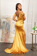 Gold Sweetheart Satin Mermaid Dress