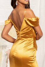 Gold Sweetheart Satin Mermaid Dress